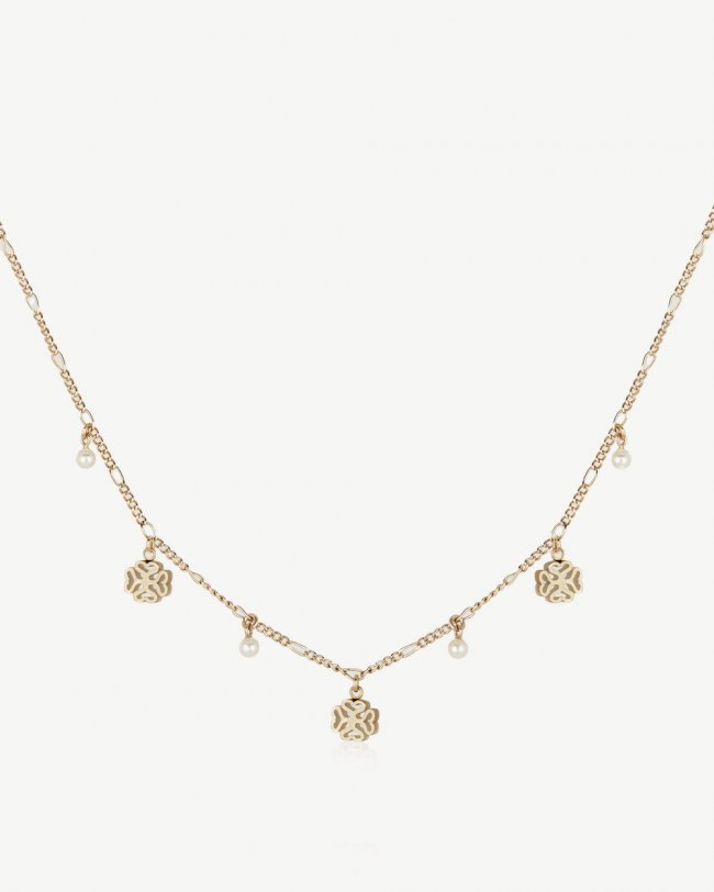 Strathberry Canada Outlet Women's Monogram Necklace - 22 Carat Gold Gilded - Gold Strathberry Canada Outlet Women's Monogram Necklace - 22 Carat Gold Gilded - Gold