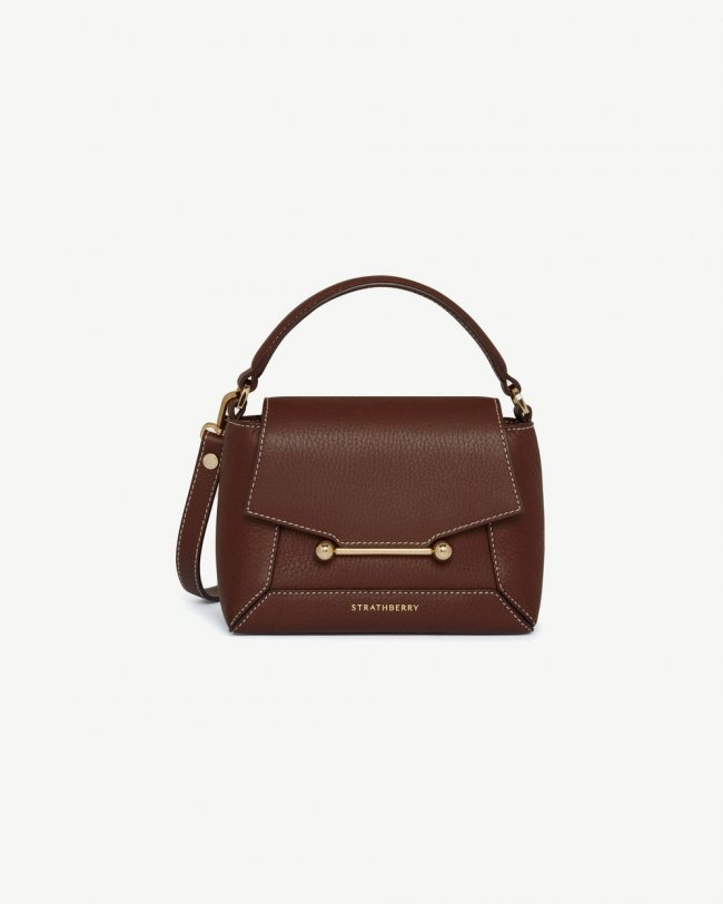 Strathberry Canada Outlet Women's Mosaic Nano - Brown Strathberry Canada Outlet Women's Mosaic Nano - Brown