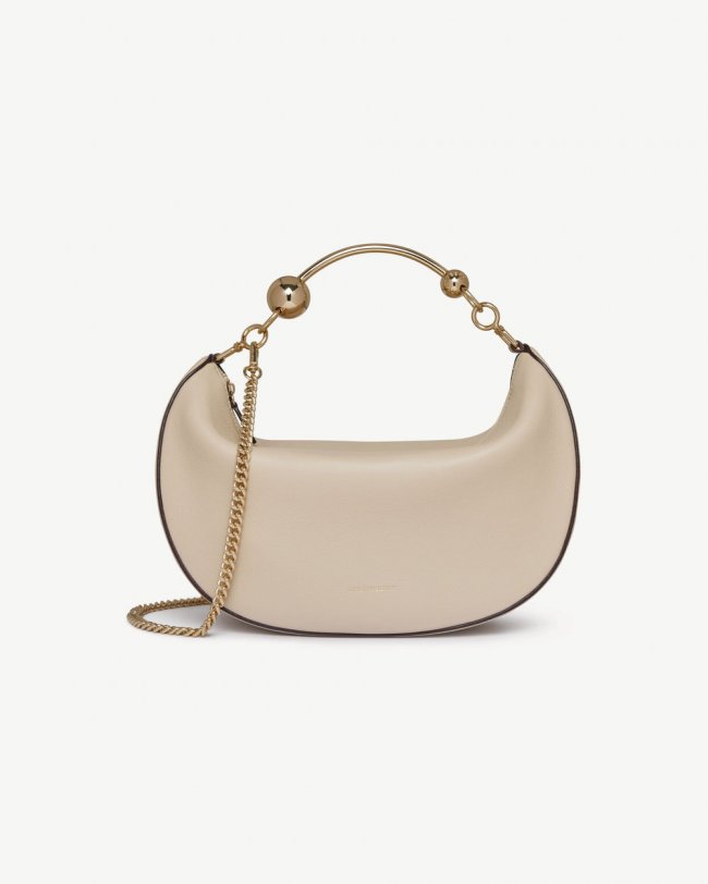 Strathberry Canada Outlet Women's Crescent Moon - Oat