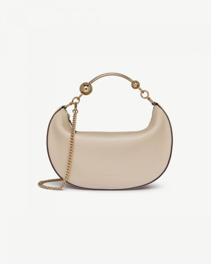 Strathberry Canada Outlet Women's Crescent Moon - Oat