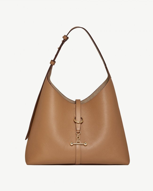 Strathberry Canada Outlet Women's Kite Hobo Maxi - Brown Strathberry Canada Outlet Women's Kite Hobo Maxi - Brown