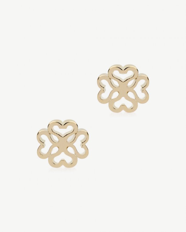 Strathberry Canada Outlet Women's Monogram Earrings - 22 Carat Gold Gilded - Gold Strathberry Canada Outlet Women's Monogram Earrings - 22 Carat Gold Gilded - Gold