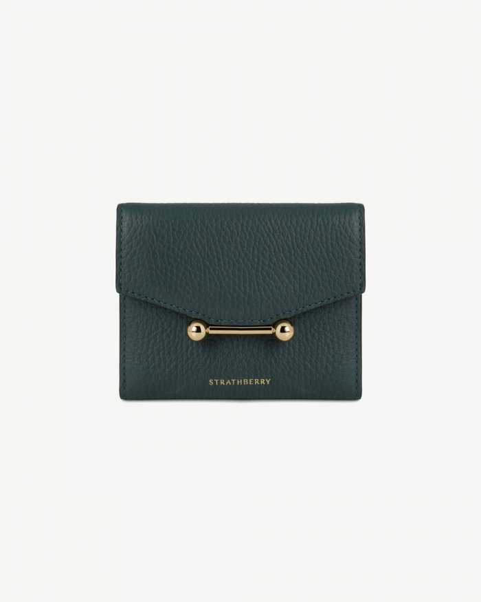 Strathberry Canada Outlet Women's Mosaic Trifold Wallet - Green