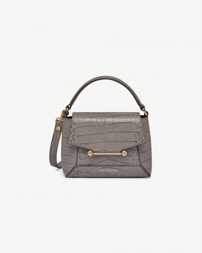 Strathberry Canada Outlet Women's Mosaic Nano - Grey Strathberry Canada Outlet Women's Mosaic Nano - Grey