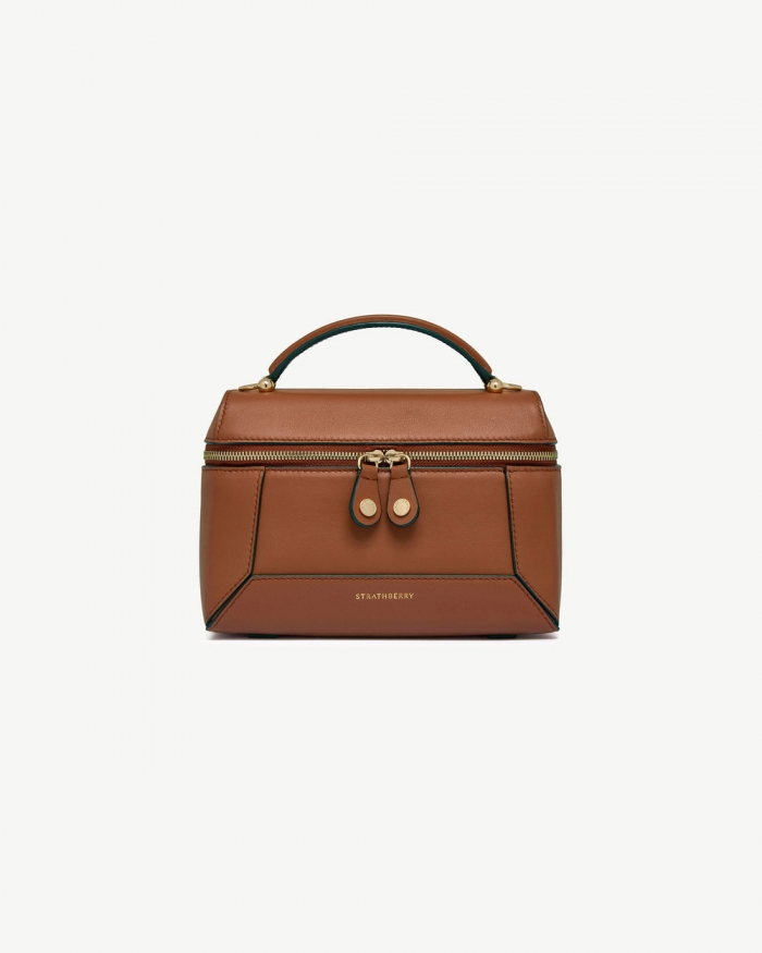 Strathberry Canada Outlet Women's Mosaic Vanity Bag - Tan / Brown