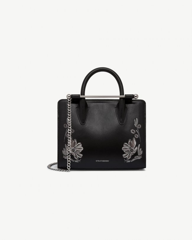 Strathberry Canada Outlet Women's Mini Tote - Black