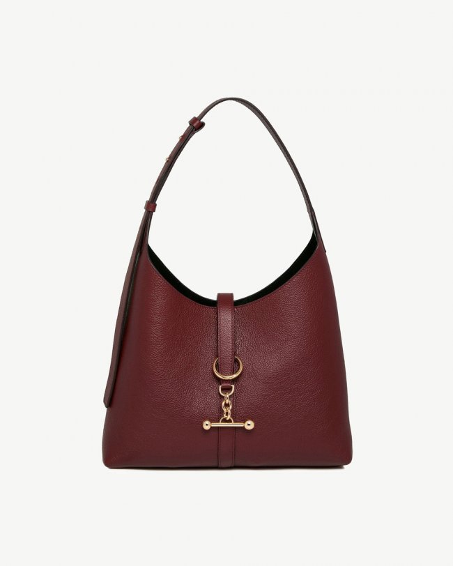 Strathberry Canada Outlet Women's Kite Hobo - Red Strathberry Canada Outlet Women's Kite Hobo - Red