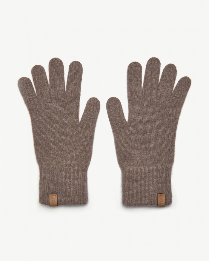 Strathberry Canada Outlet Women's Westray Cashmere Gloves - Brown