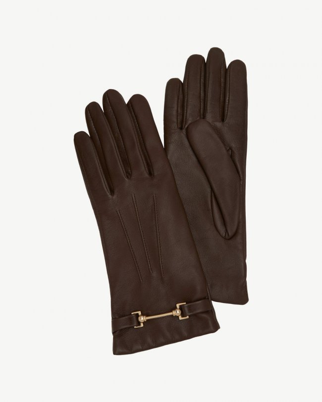 Strathberry Canada Outlet Women's Stockbridge Gloves - Brown Strathberry Canada Outlet Women's Stockbridge Gloves - Brown