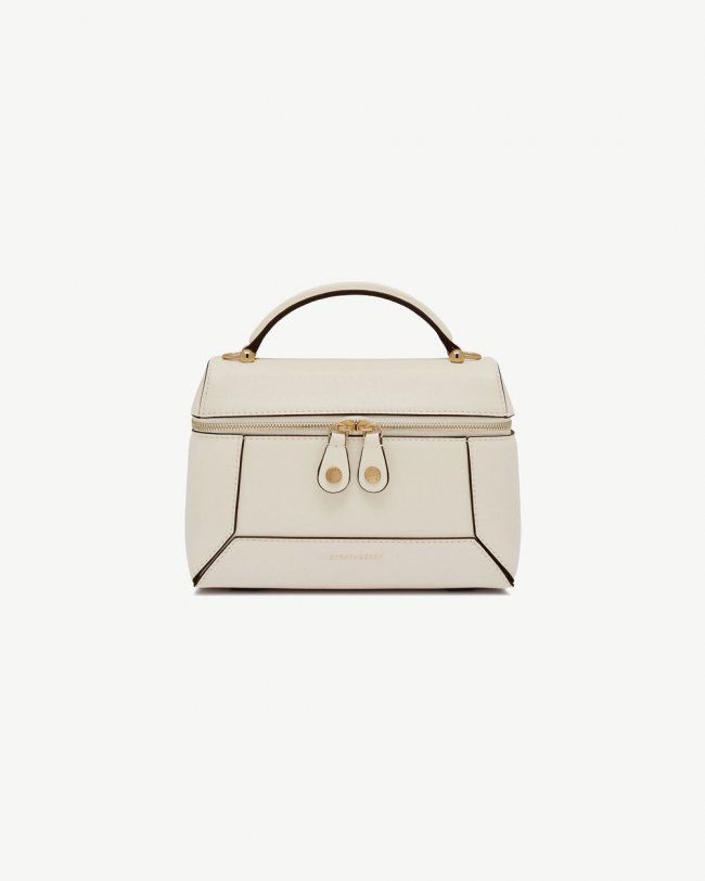 Strathberry Canada Outlet Women's Mosaic Vanity Bag - White Strathberry Canada Outlet Women's Mosaic Vanity Bag - White
