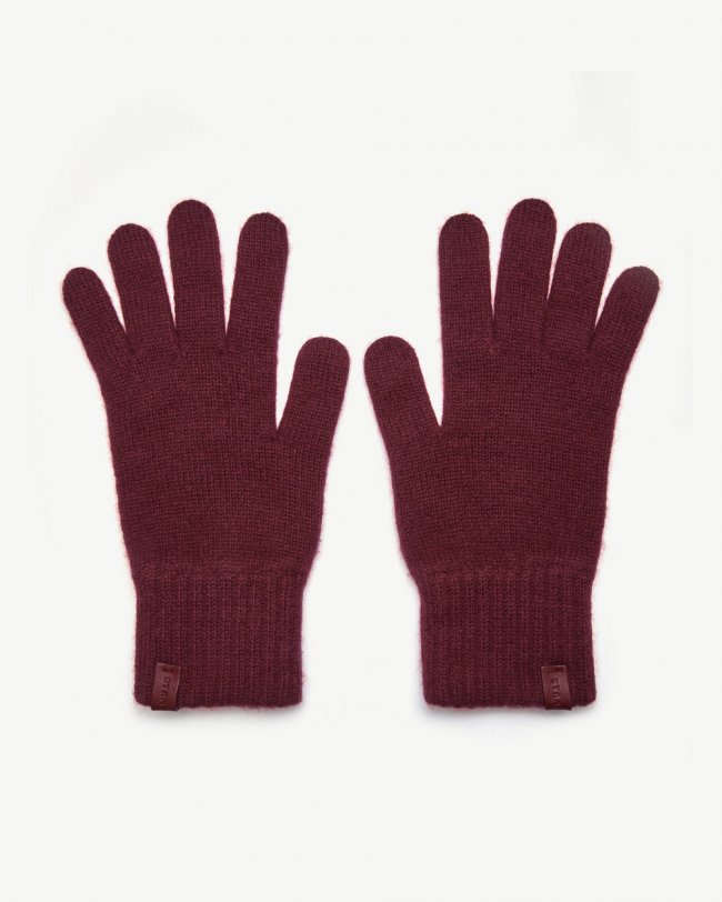 Strathberry Canada Outlet Women's Westray Cashmere Gloves - Red Strathberry Canada Outlet Women's Westray Cashmere Gloves - Red