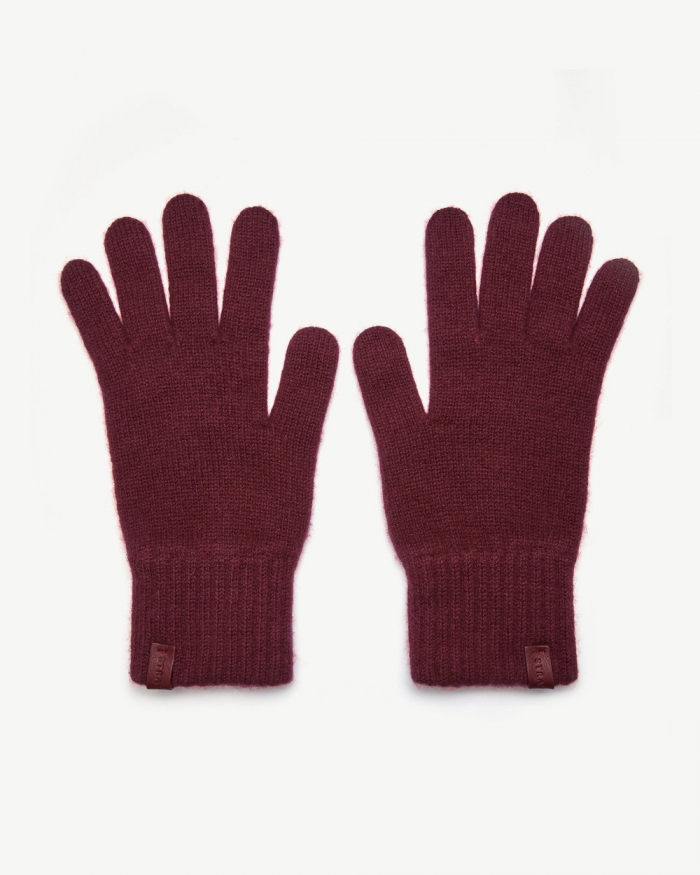 Strathberry Canada Outlet Women's Westray Cashmere Gloves - Red