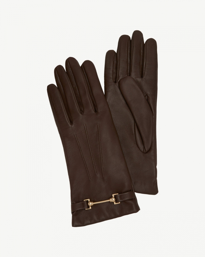 Strathberry Canada Outlet Women's Stockbridge Gloves - Brown