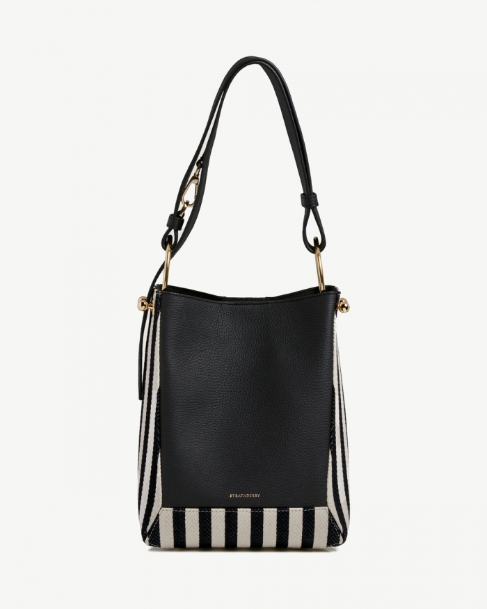 Strathberry Canada Outlet Women's Lana Midi Bucket Bag - Black