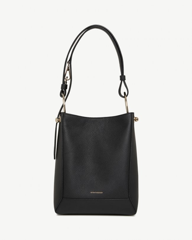 Strathberry Canada Outlet Women's Lana Midi Bucket Bag - Black