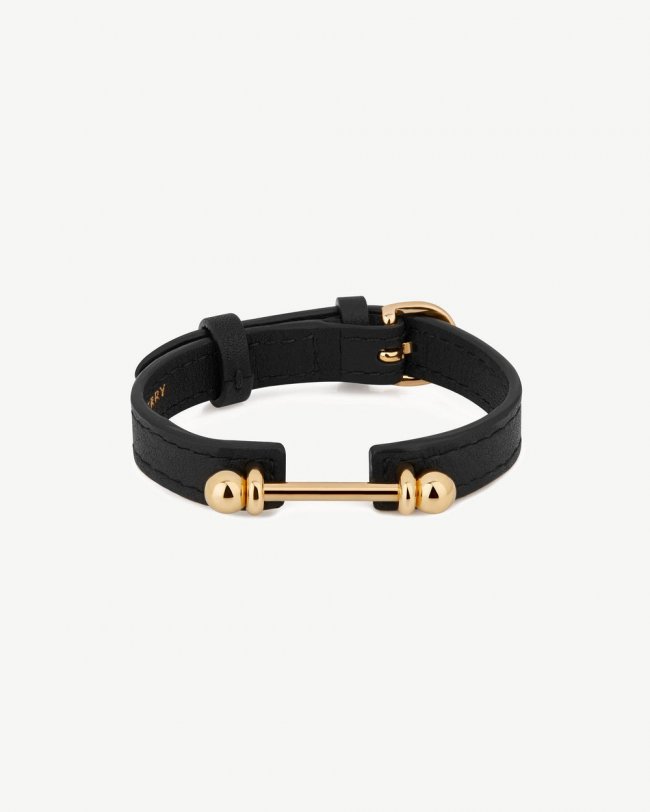 Strathberry Canada Outlet Women's Music Bar Bracelet - Black Strathberry Canada Outlet Women's Music Bar Bracelet - Black