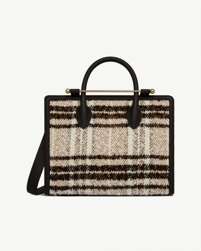 Strathberry Canada Outlet Women's Midi Tote - Black