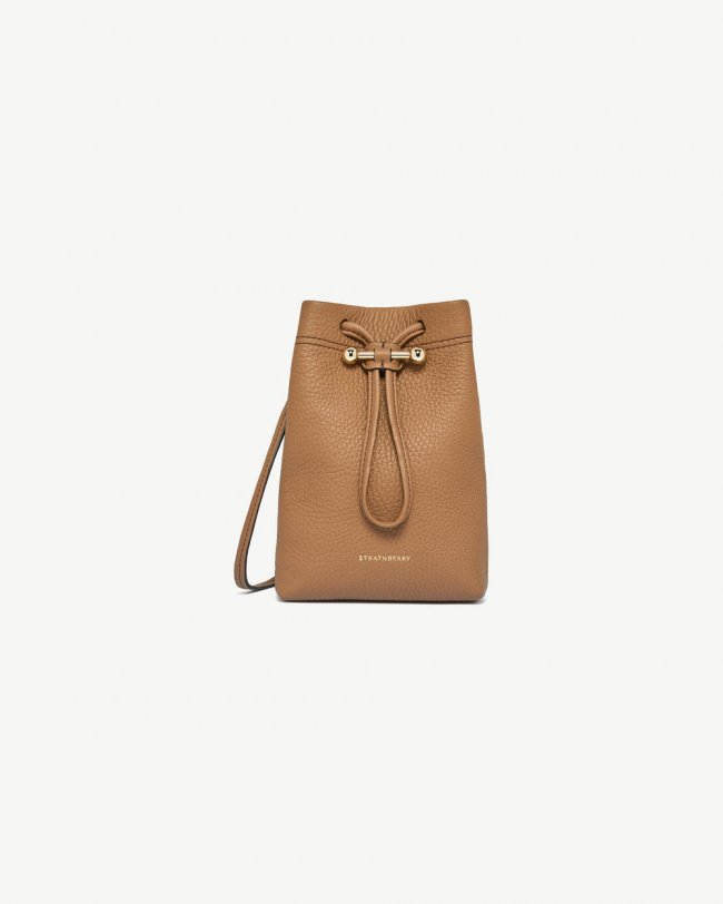 Strathberry Canada Outlet Women's Osette Midi Pouch - Brown Strathberry Canada Outlet Women's Osette Midi Pouch - Brown