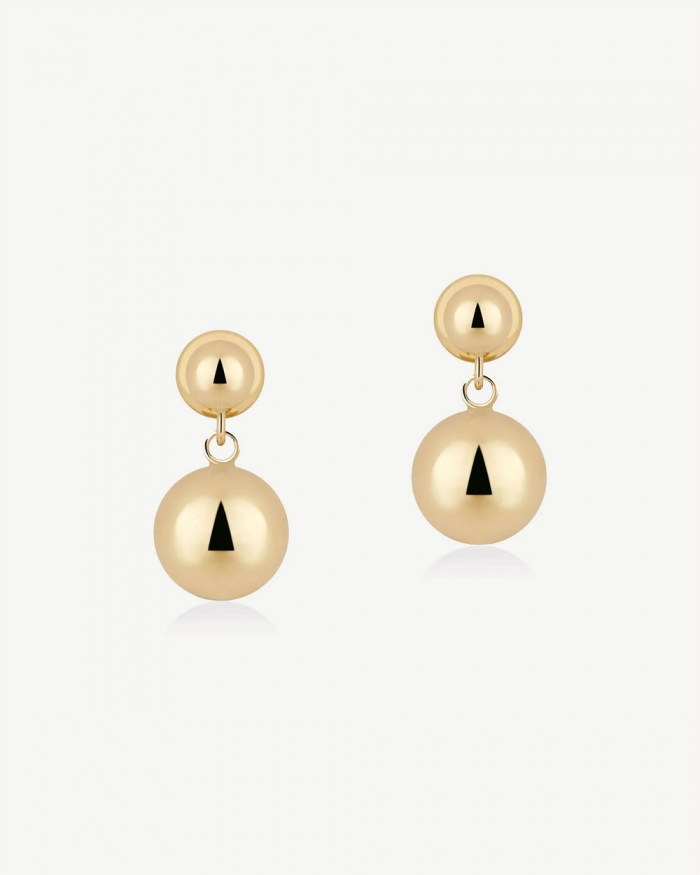Strathberry Canada Outlet Women's Lana Earrings - 22 Carat Gold Gilded - Gold