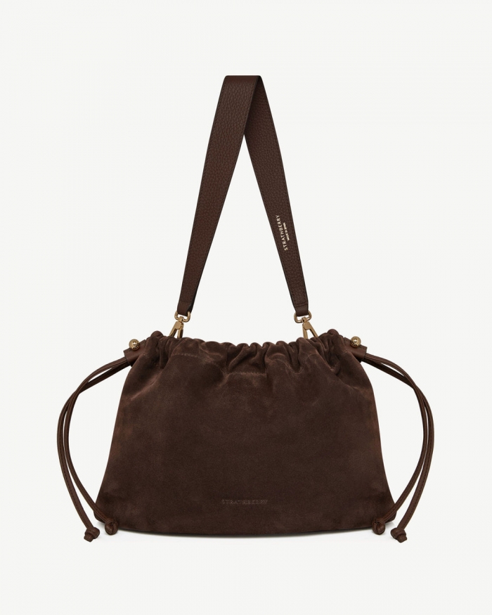 Strathberry Canada Outlet Women's Charlotte Midi Drawstring - Brown