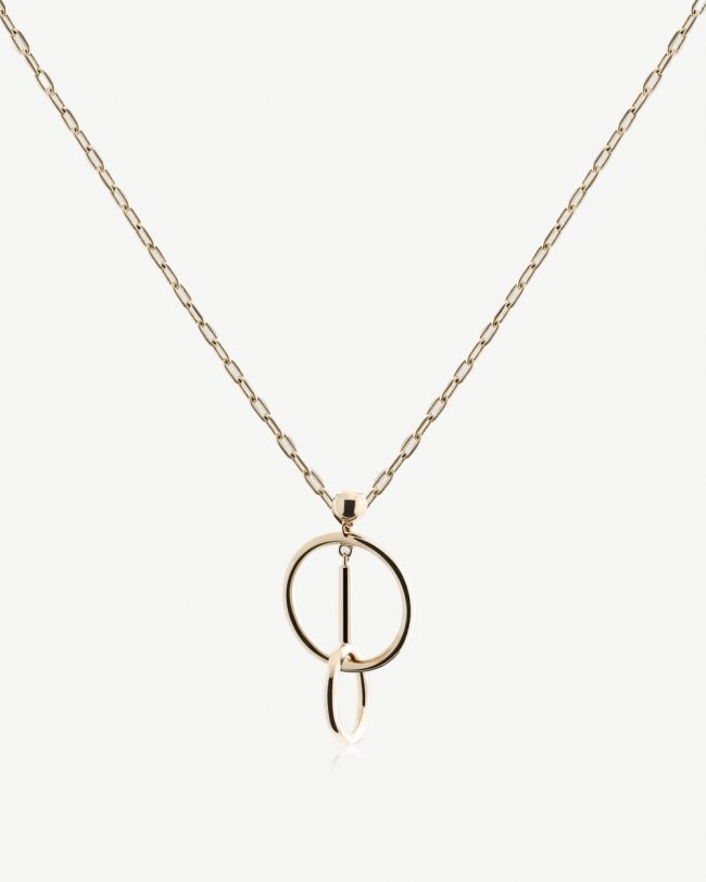 Strathberry Canada Outlet Women's Music Bar Hoop Pendant - 22 Carat Gold Gilded - Gold Strathberry Canada Outlet Women's Music Bar Hoop Pendant - 22 Carat Gold Gilded - Gold