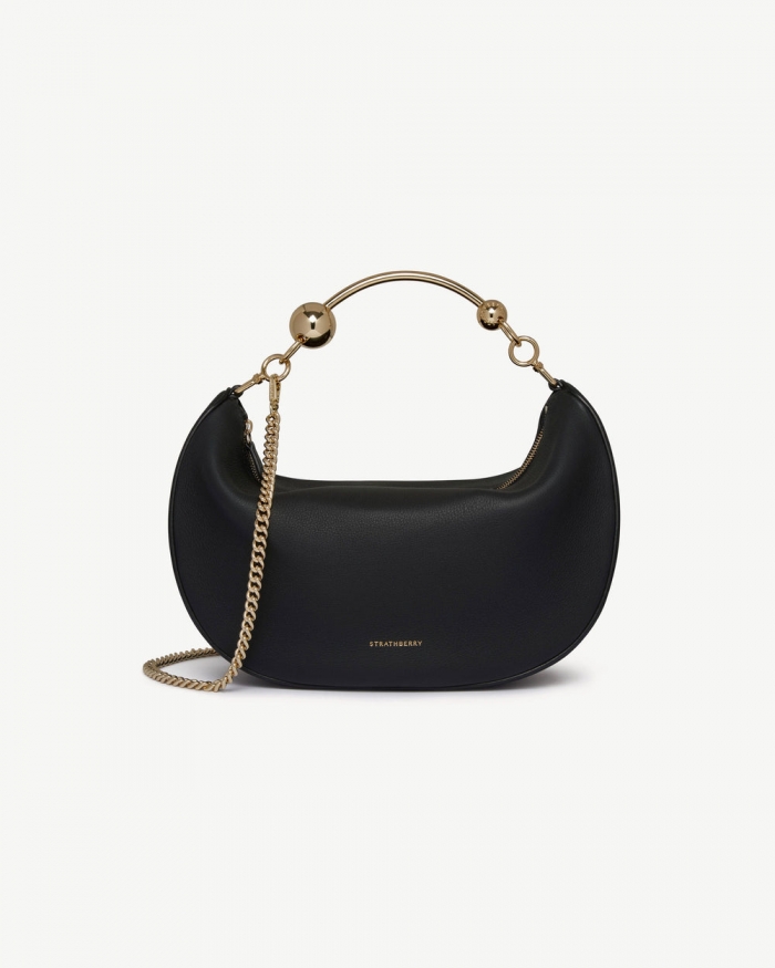 Strathberry Canada Outlet Women's Crescent Moon - Black