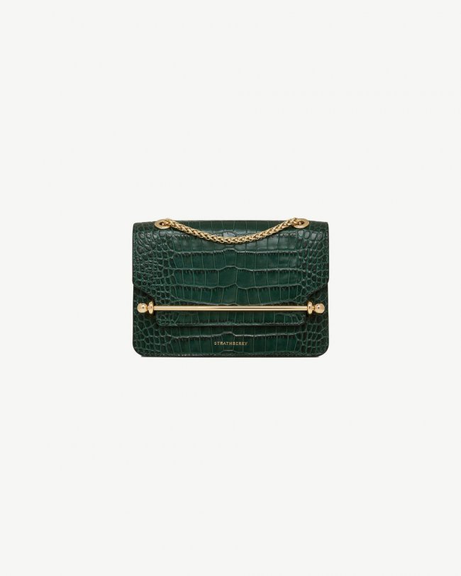 Strathberry Canada Outlet Women's East/West Mini - Green Strathberry Canada Outlet Women's East/West Mini - Green