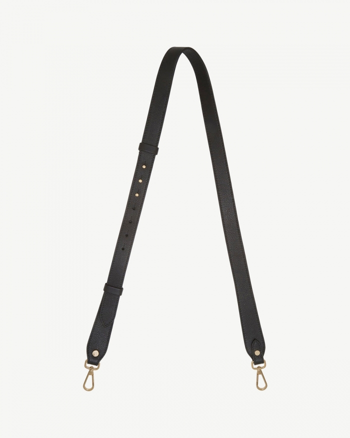 Strathberry Canada Outlet Women's Adjustable Leather Strap - Black