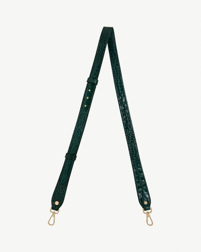 Strathberry Canada Outlet Women's Adjustable Leather Strap - Green Strathberry Canada Outlet Women's Adjustable Leather Strap - Green