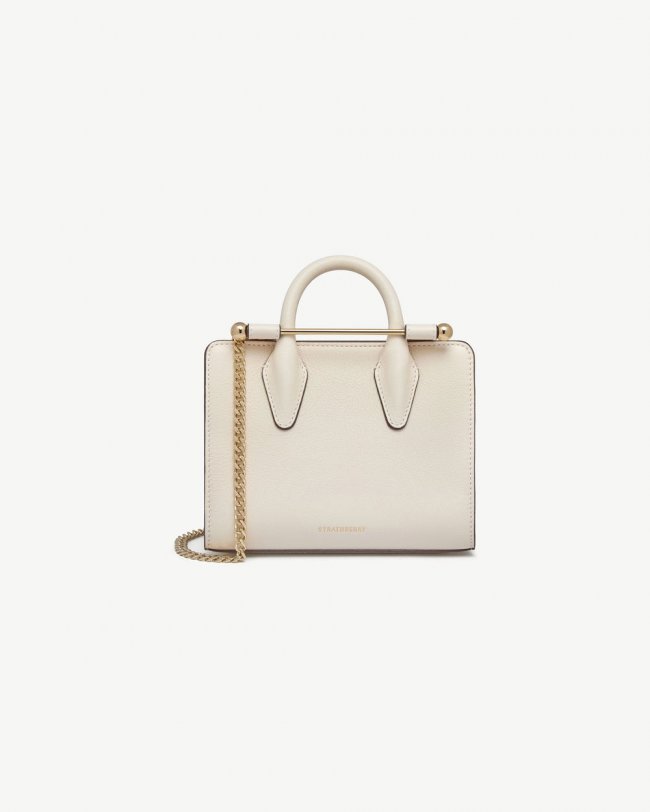 Strathberry Canada Outlet Women's Nano Tote - White Strathberry Canada Outlet Women's Nano Tote - White