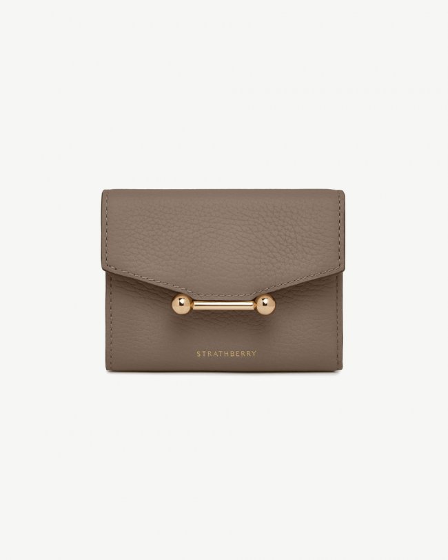 Strathberry Canada Outlet Women's Mosaic Trifold Wallet - Grey Strathberry Canada Outlet Women's Mosaic Trifold Wallet - Grey