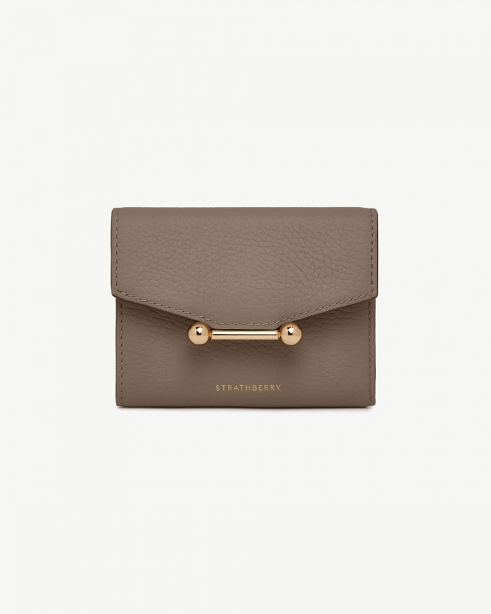 Strathberry Canada Outlet Women's Mosaic Trifold Wallet - Grey