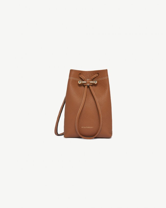Strathberry Canada Outlet Women's Osette Midi Pouch - Brown Strathberry Canada Outlet Women's Osette Midi Pouch - Brown