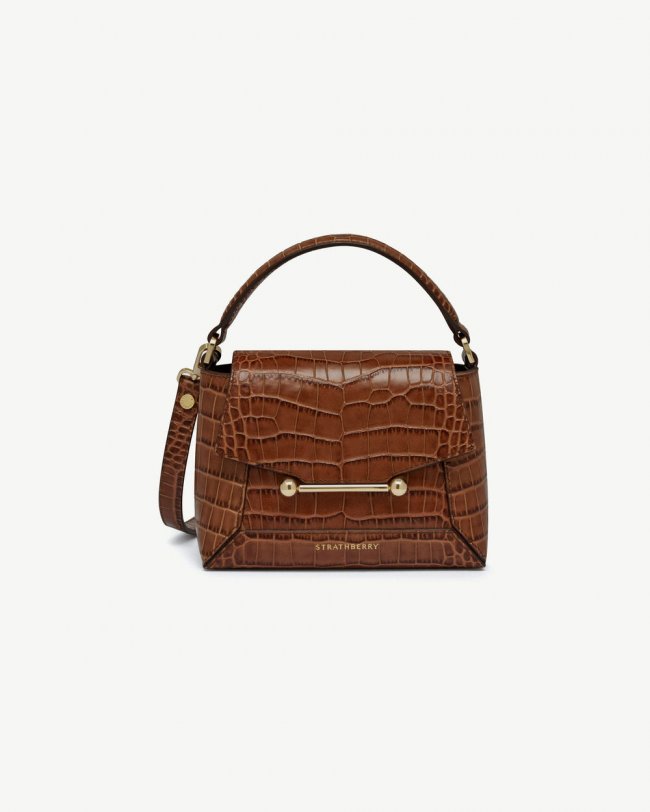 Strathberry Canada Outlet Women's Mosaic Nano - Brown Strathberry Canada Outlet Women's Mosaic Nano - Brown