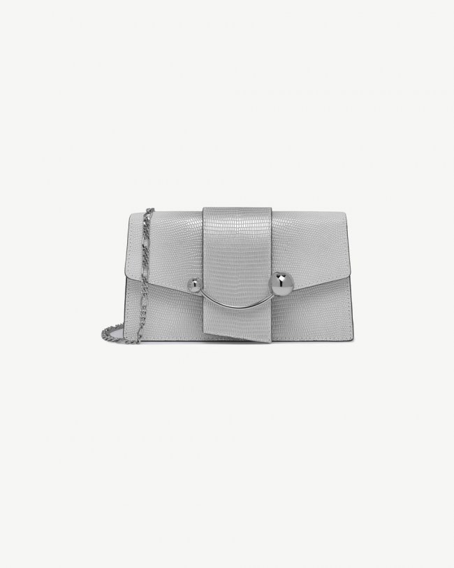 Strathberry Canada Outlet Women's Crescent on a Chain - Grey Strathberry Canada Outlet Women's Crescent on a Chain - Grey