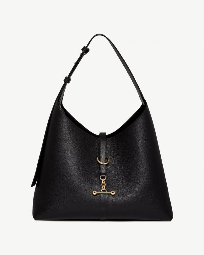 Strathberry Canada Outlet Women's Kite Hobo Maxi - Black Strathberry Canada Outlet Women's Kite Hobo Maxi - Black