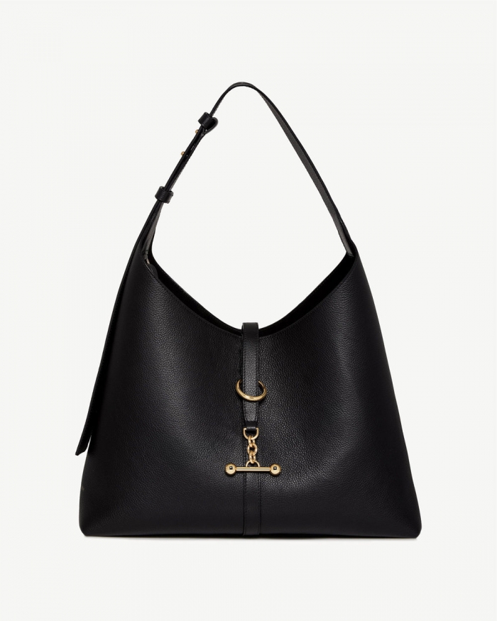 Strathberry Canada Outlet Women's Kite Hobo Maxi - Black