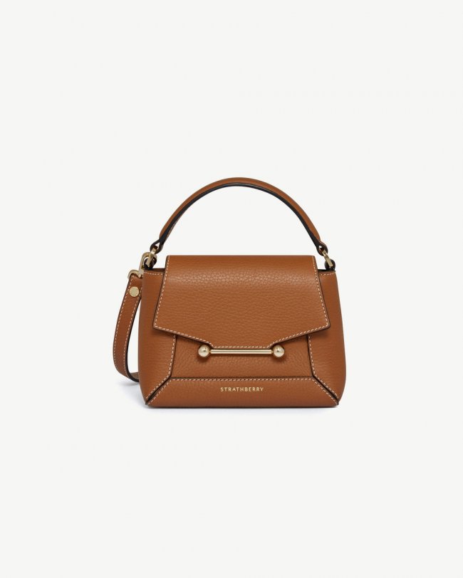 Strathberry Canada Outlet Women's Mosaic Nano - Brown Strathberry Canada Outlet Women's Mosaic Nano - Brown