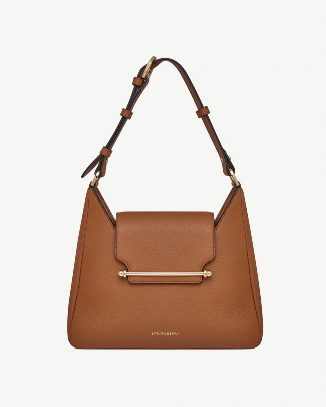 Strathberry Canada Outlet Women's Multrees Hobo - Brown Strathberry Canada Outlet Women's Multrees Hobo - Brown