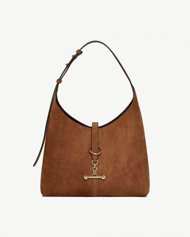 Strathberry Canada Outlet Women's Kite Hobo - Tan Strathberry Canada Outlet Women's Kite Hobo - Tan