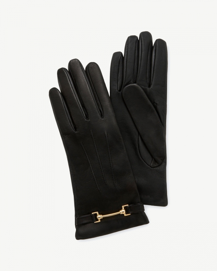 Strathberry Canada Outlet Women's Stockbridge Gloves - Black