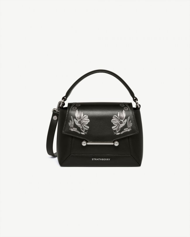 Strathberry Canada Outlet Women's Mosaic Nano - Black