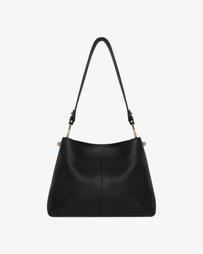 Strathberry Canada Outlet Women's Lana Hobo - Black Strathberry Canada Outlet Women's Lana Hobo - Black