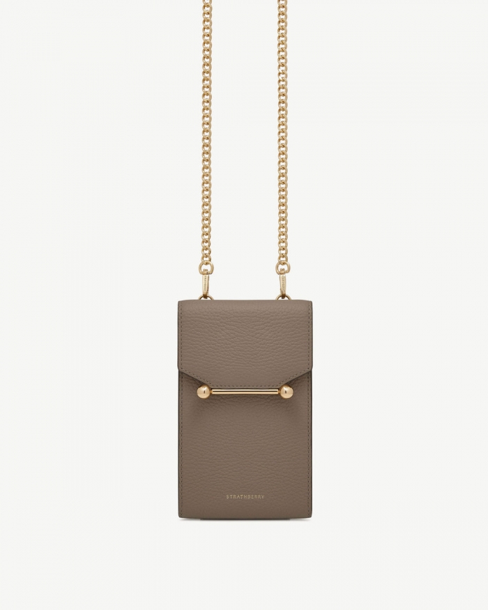 Strathberry Canada Outlet Women's Mosaic Phone Pouch - Grey