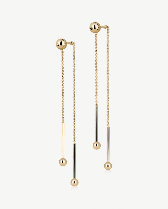 Strathberry Canada Outlet Women's Essential Earrings - 22 Carat Gold Gilded - Gold Strathberry Canada Outlet Women's Essential Earrings - 22 Carat Gold Gilded - Gold