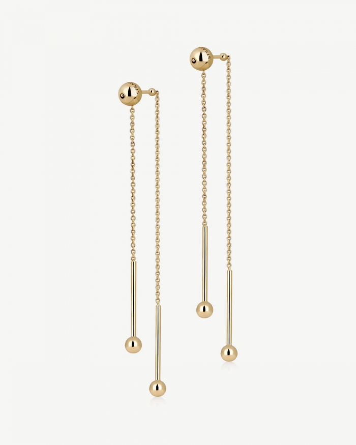 Strathberry Canada Outlet Women's Essential Earrings - 22 Carat Gold Gilded - Gold