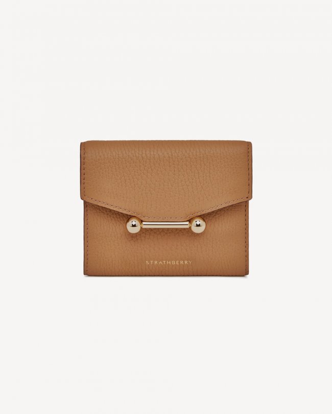 Strathberry Canada Outlet Women's Mosaic Trifold Wallet - Brown Strathberry Canada Outlet Women's Mosaic Trifold Wallet - Brown