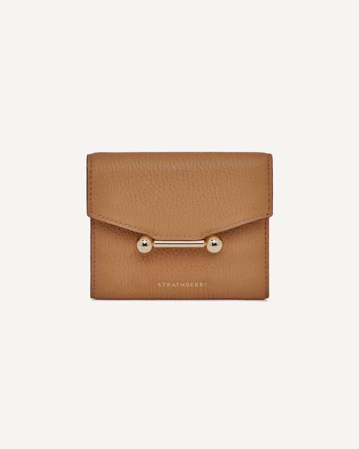 Strathberry Canada Outlet Women's Mosaic Trifold Wallet - Brown