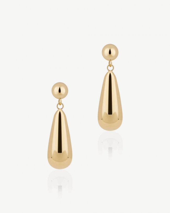 Strathberry Canada Outlet Women's Jasmine Earrings - 24 Carat Gold Gilded - Gold Strathberry Canada Outlet Women's Jasmine Earrings - 24 Carat Gold Gilded - Gold