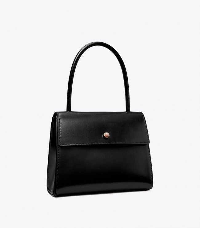 TORY BURCH SMALL DEVILLE BAG - Black | Free Shipping